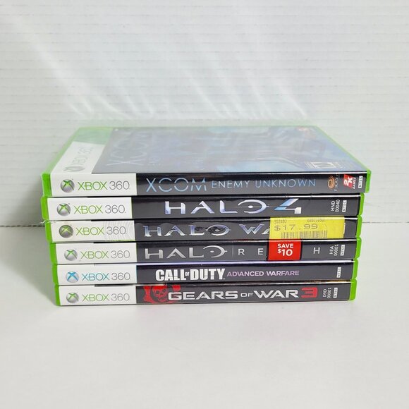 Lot of 6 Xbox 360 Action War Games Complete See Description